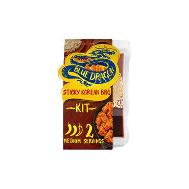 Blue Dragon Sticky Korean BBQ Meal Kit 222g – Complete Korean BBQ Meal Kit